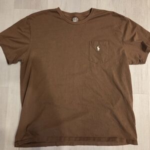 Polo by Ralph Lauren Men's Chocolate Brown Tee